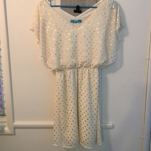 Polka dot mini dress
