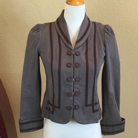 Marc Jacobs Jackets & Blazers - Marc Jacobs taupe cotton military style jacket