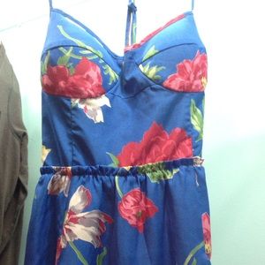 Blue Floral Dress
