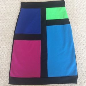 Forever 21. Box-Pattern Mini-Dress