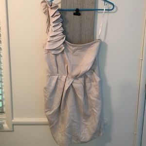 One shoulder mini dress