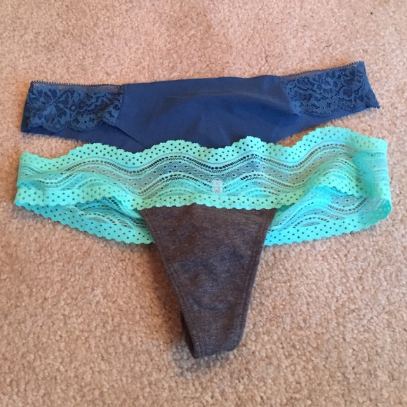 2 Victoria's Secret thongs