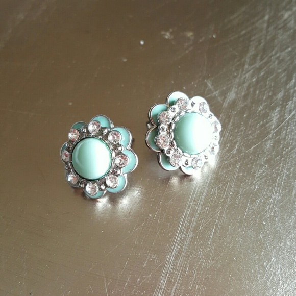 Vintage Enamel Earrings