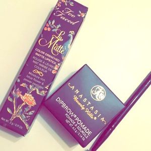 Too faced matte lipstick,Anastasia dipbrow pomade