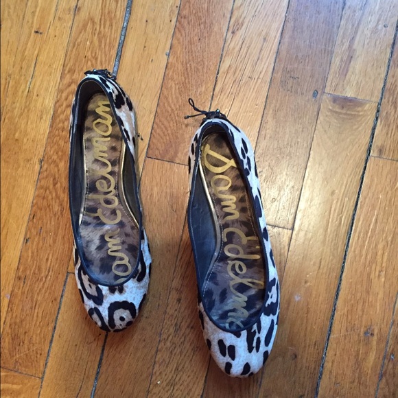 Sam Edelman leopard flats