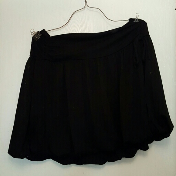 Little black cotton skirt