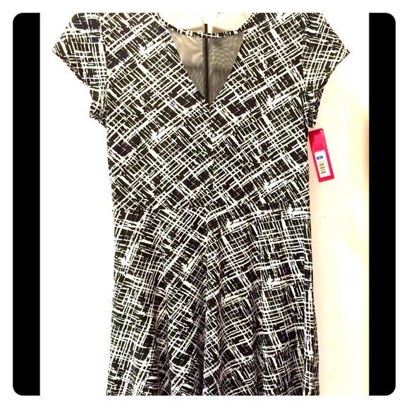 Black and white dress