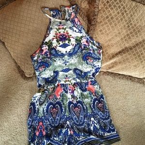 Paisley romper