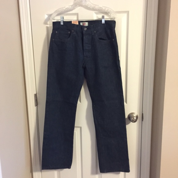 NWT Levi's 501 Men's Straight Leg Jeans 31x30 Navy