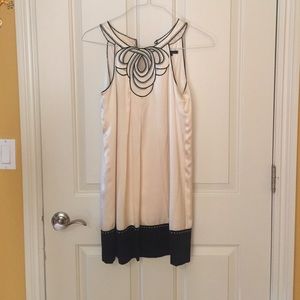 Black and white BCBG dress