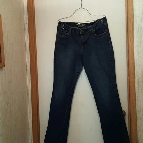 Dark colored jeans