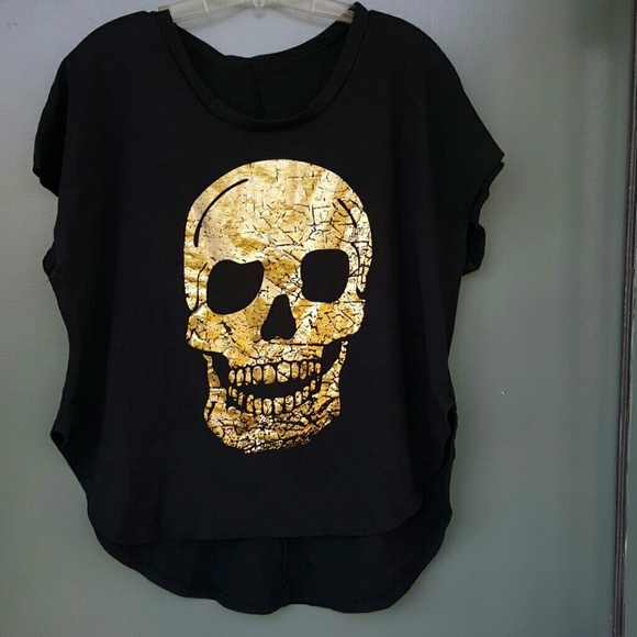 Gold Skull Tops