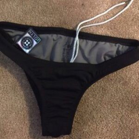 Jolyn swim black Brazil bottom