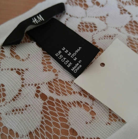 White Lace Oversized Top - Picture 3 of 4