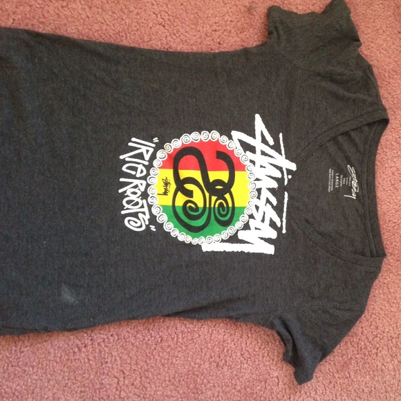 a short sleeve stussy shirt