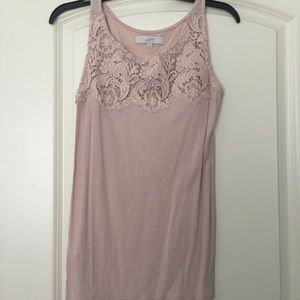 Loft, cotton tank--worn once!!