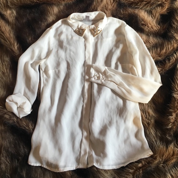 Vintage long sleeved blouse