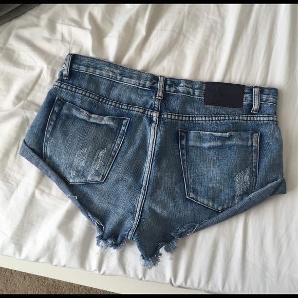One Teaspoon Shorts - One Teaspoon Bandits. (Medium blue) One Teaspoon Shorts - One Teaspoon Bandits. (Medium blue)