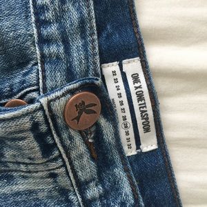 One Teaspoon Shorts - One Teaspoon Bandits. (Medium blue) One Teaspoon Shorts - One Teaspoon Bandits. (Medium blue)