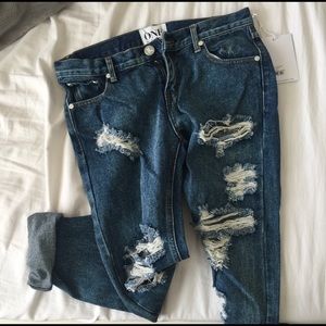 One Teaspoon Jeans - One Teaspoon Awesome Baggies in dark blue 27 One Teaspoon Jeans - One Teaspoon Awesome Baggies in dark blue 27