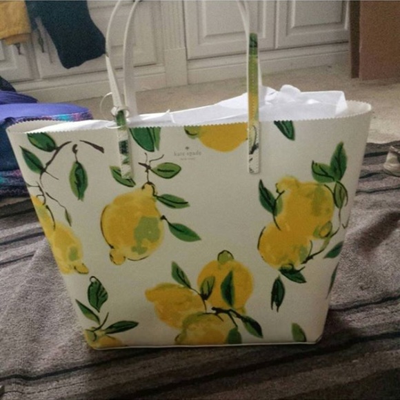 Kate spade lemon tote!