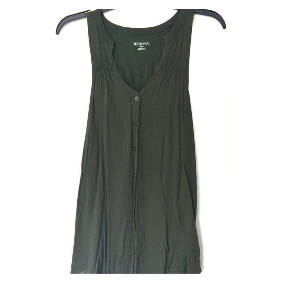 Olive tank top