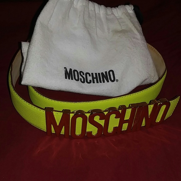 Citrus color belt comes with dust bag