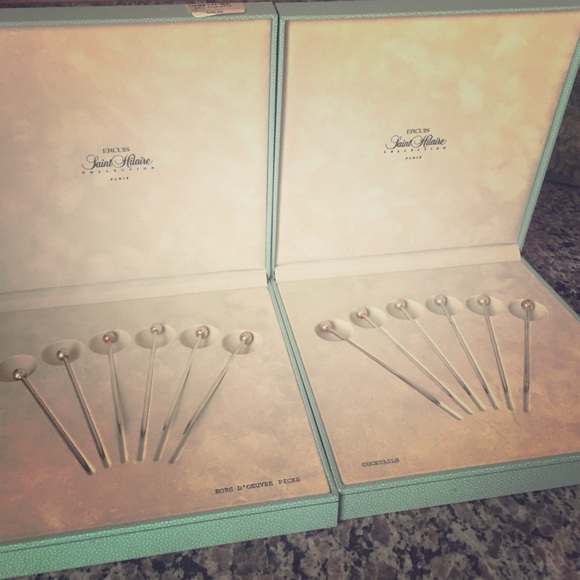 Brand New Sterling Silver Hors d' Oeuvre Picks