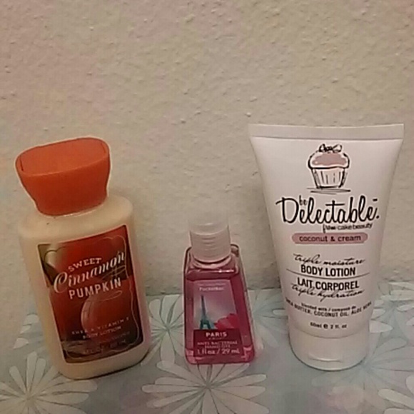 Lotion and sanitizer bath body works