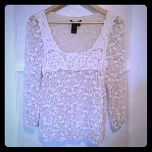 Cute lace top.