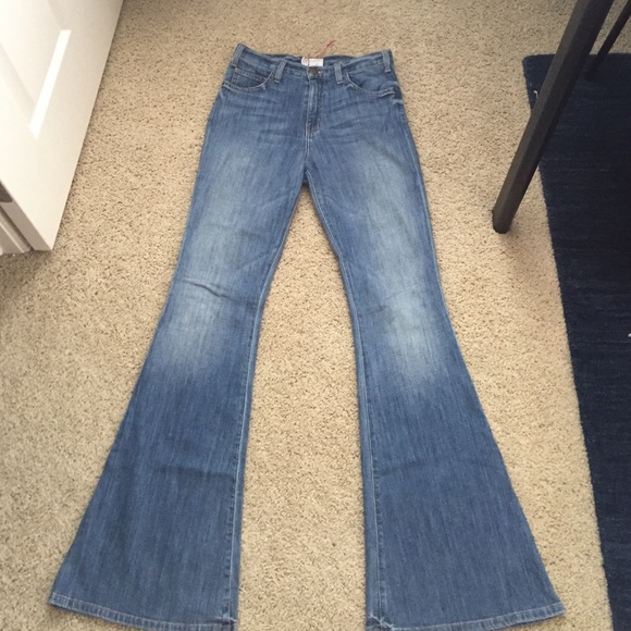 Current/Elliott High Waist Flares
