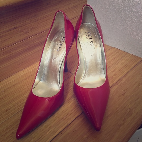 Guess by Marciano Carrie Red Patent Heel