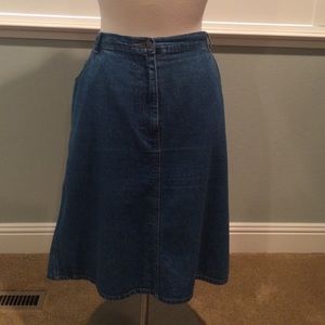Style & Co jean skirt. Size 18W.  Cute with boots!