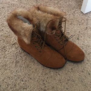 Brand new booties from Forever21! Size 7.