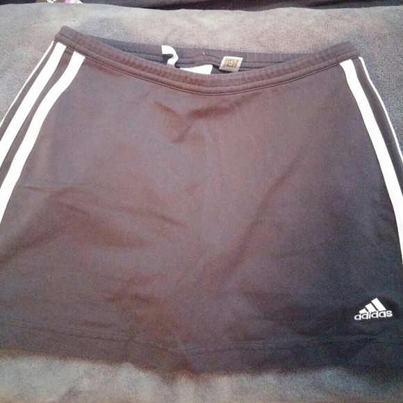 Black Adidas tennis skirt