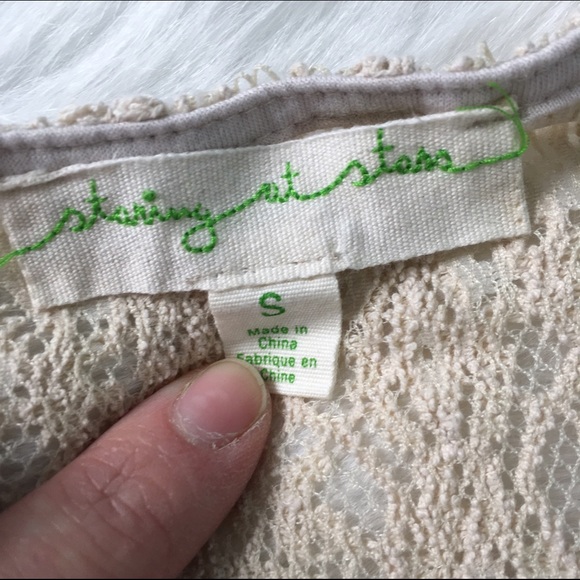 Staring At Stars Crochet Detail Tee - Picture 2 of 4