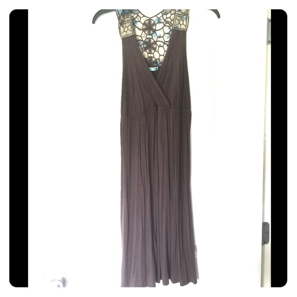 Racer back tank with embellishment