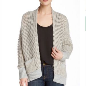 French Connection Sparkle Wool Open Cardigan
