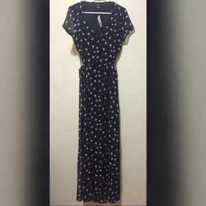 Long cutout open back dress