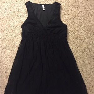 Xhilaration Black Lace Dress