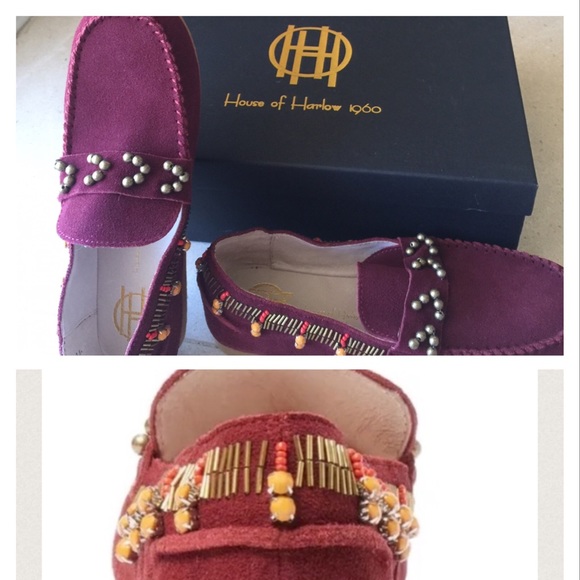 Shayla Beaded Moccasin, size 6, NEW IN BOX - Picture 3 of 6