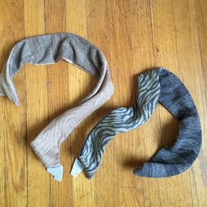 Free people reversible wire headbands.