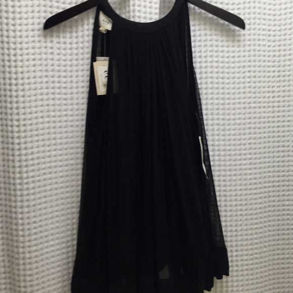 ECI Crew neck Chiffon Elegant Top - Picture 1 of 3