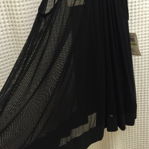 ECI Crew neck Chiffon Elegant Top - Picture 2 of 3