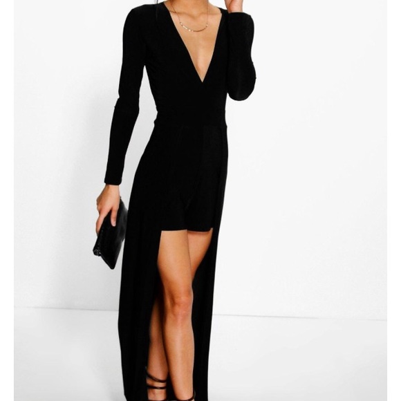 Long sleeve Maxi Playsuit