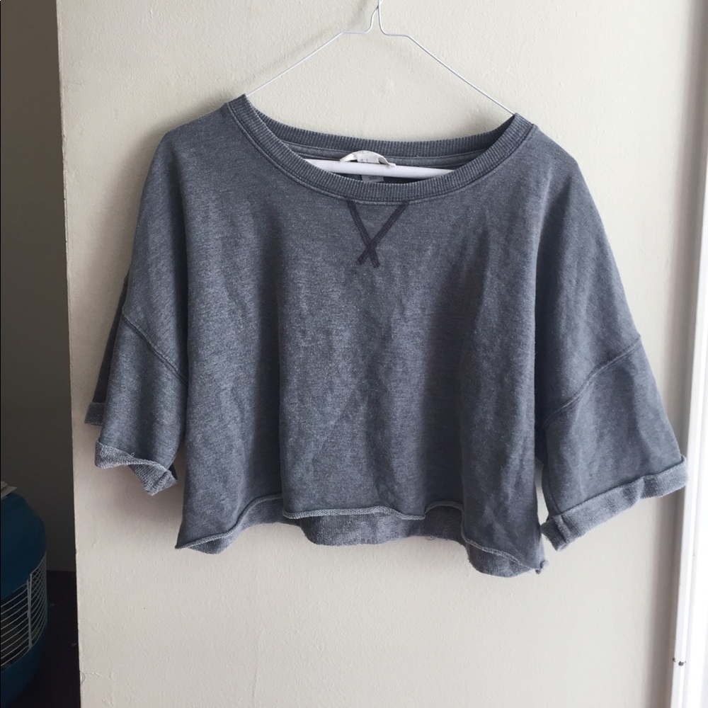 F21 Cropped Sweatshirt