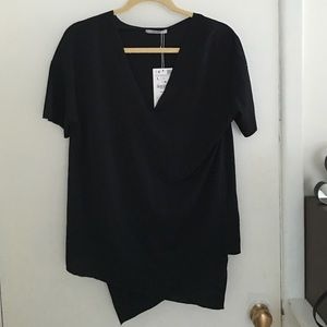 Zara black v neck