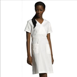 White cross nurse dress