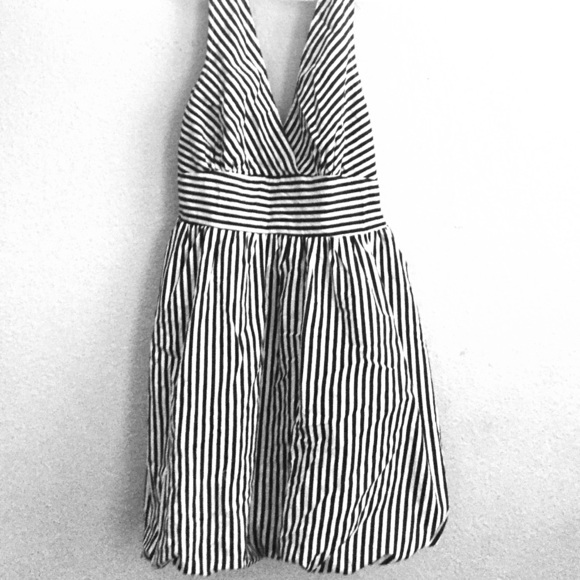 Stripped mini dress