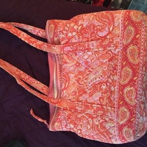 Spring Coral Color Vera Bradley Bag